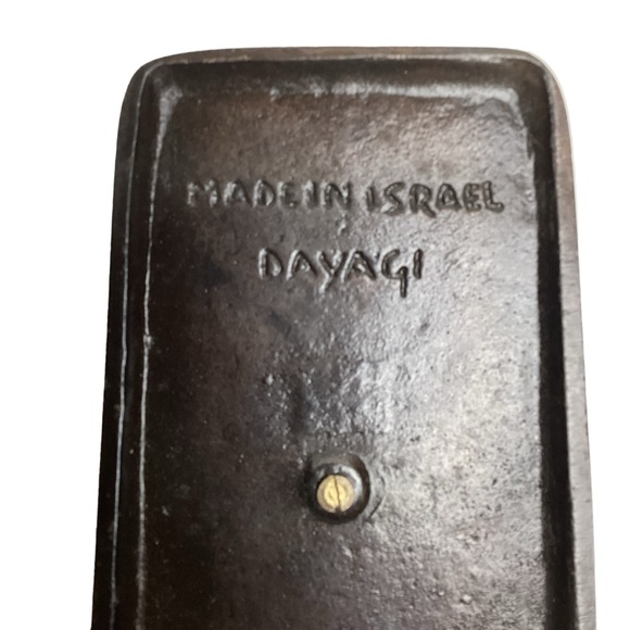 Vintage MCM Dayagi Brass Enamel Mosaic Bookends Made in Israel - Picture 6 of 8